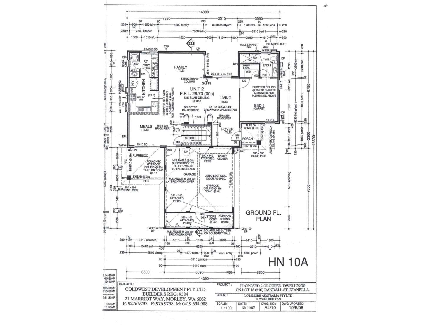 Floorplan of Homely house listing, 10A Randall Street, Dianella WA 6059