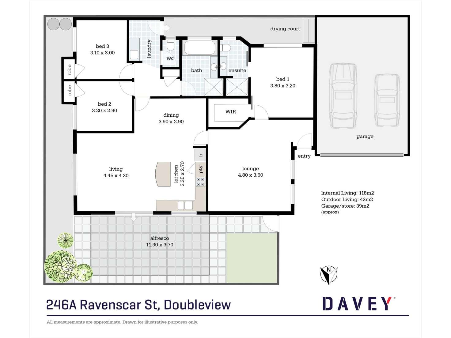 Floorplan of Homely house listing, 246A Ravenscar Street, Doubleview WA 6018