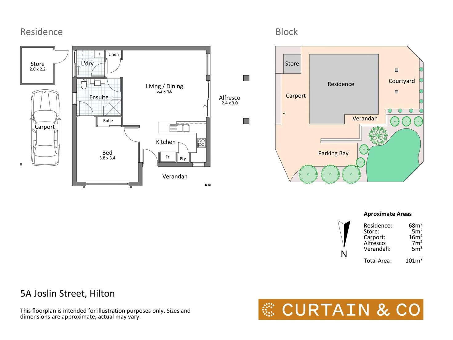 Floorplan of Homely house listing, 5A Joslin Street, Hilton WA 6163