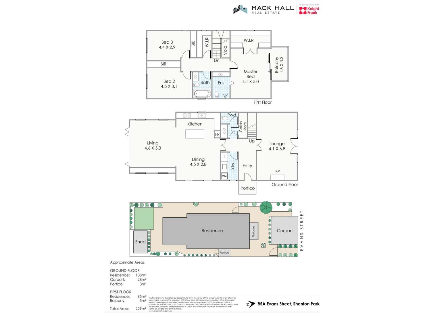 Floorplan of Homely house listing, 85a Evans Street, Shenton Park WA 6008