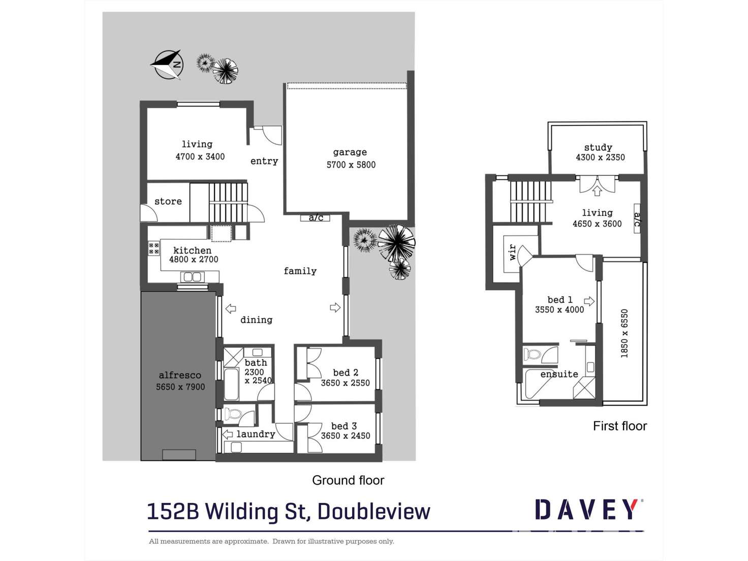 Floorplan of Homely house listing, 152B Wilding Street, Doubleview WA 6018