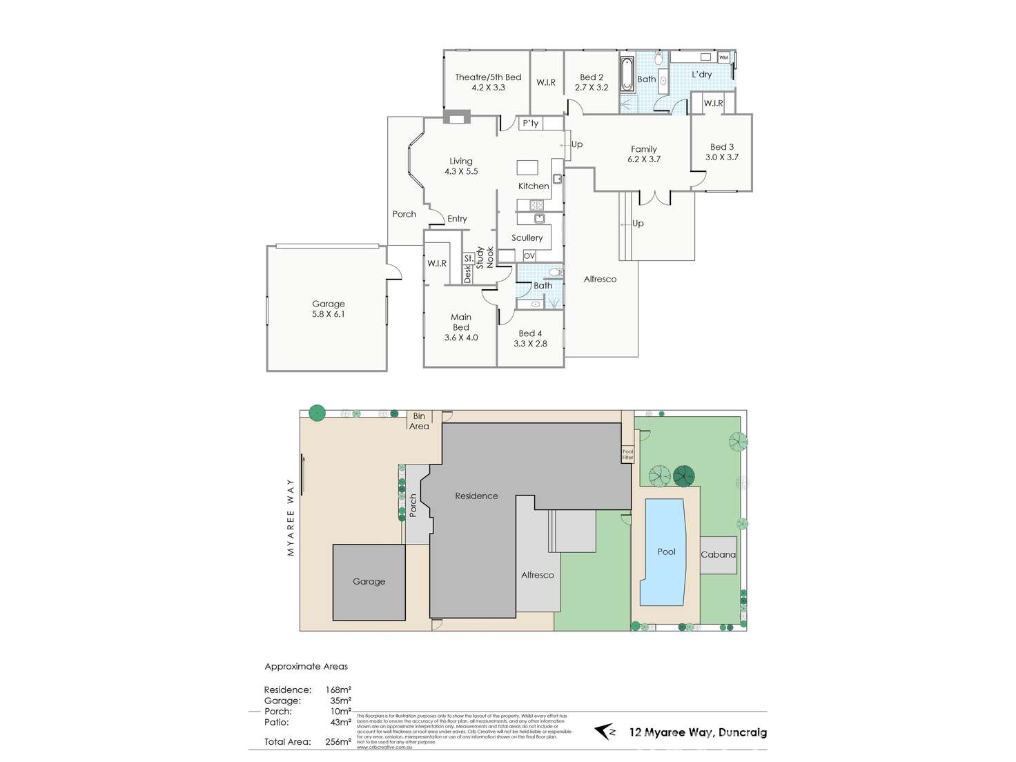 Floorplan of Homely house listing, 12 Myaree Way, Duncraig WA 6023