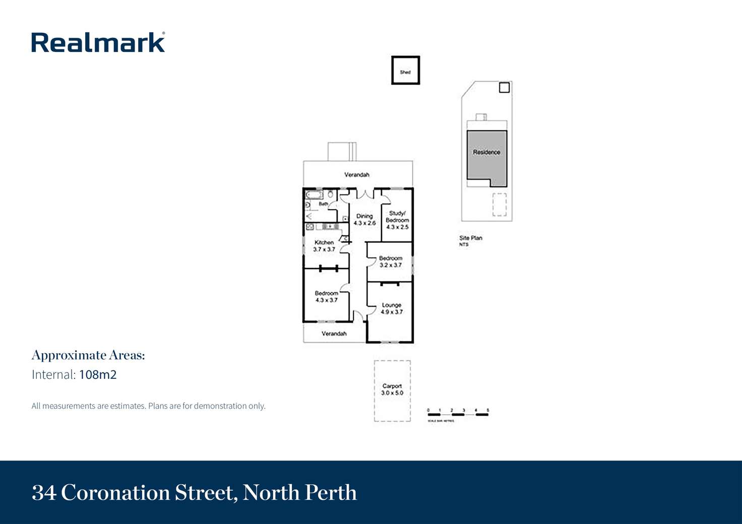 Floorplan of Homely house listing, 34 Coronation Street, North Perth WA 6006