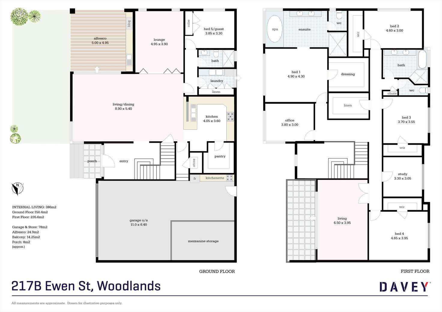 Floorplan of Homely house listing, 217B Ewen Street, Woodlands WA 6018