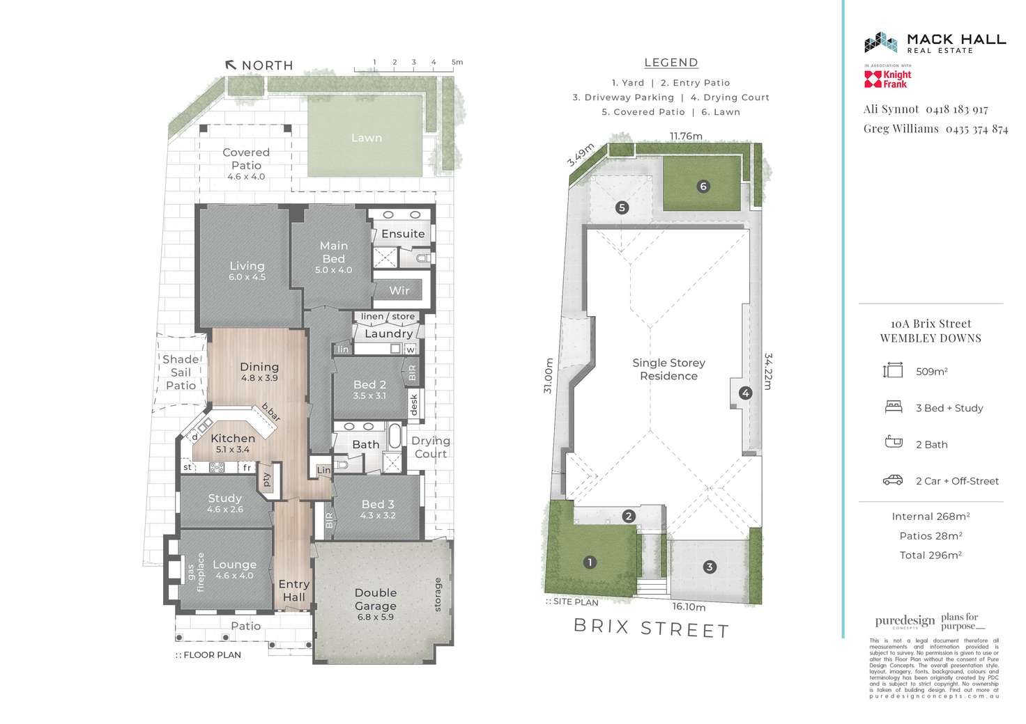 Floorplan of Homely house listing, 10A Brix St, Wembley Downs WA 6019