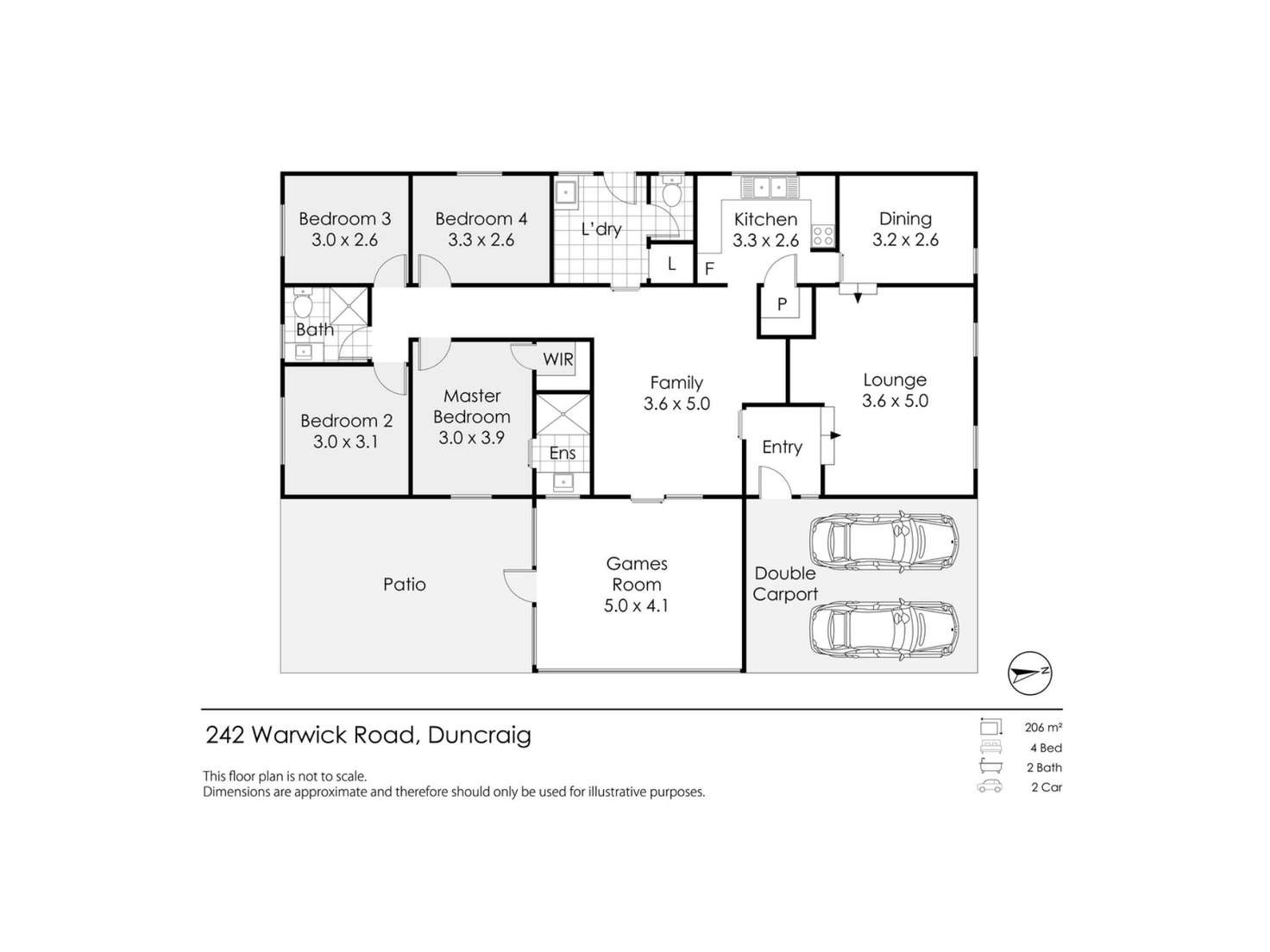 Floorplan of Homely house listing, 242 Warwick  Road, Duncraig WA 6023