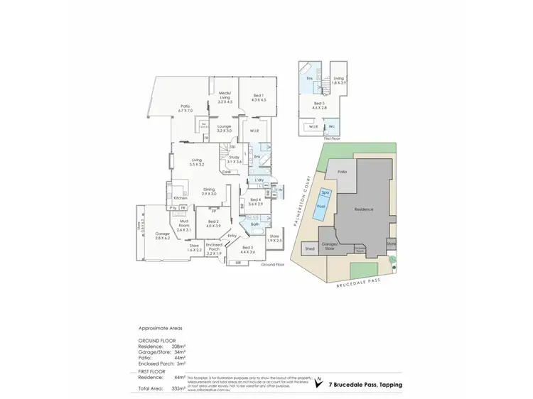 Floorplan of Homely house listing, 7 Brucedale Pass, Tapping WA 6065