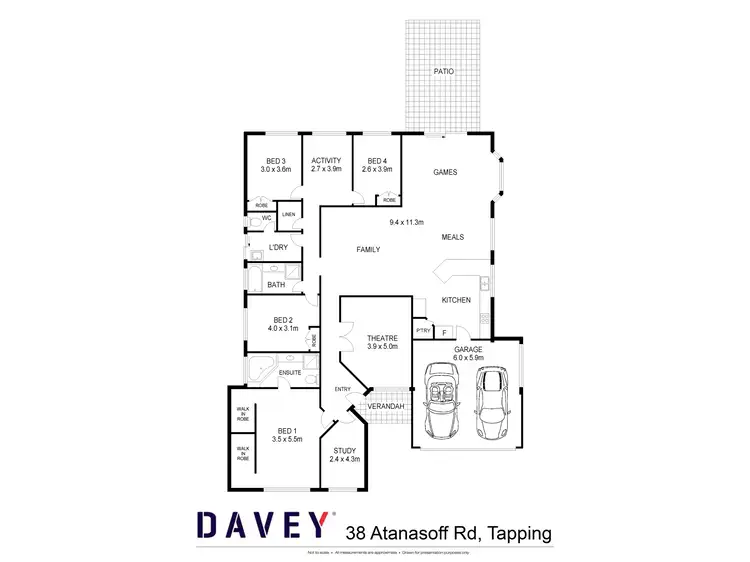 Floorplan of Homely house listing, 38 Atanasoff Road, Tapping WA 6065