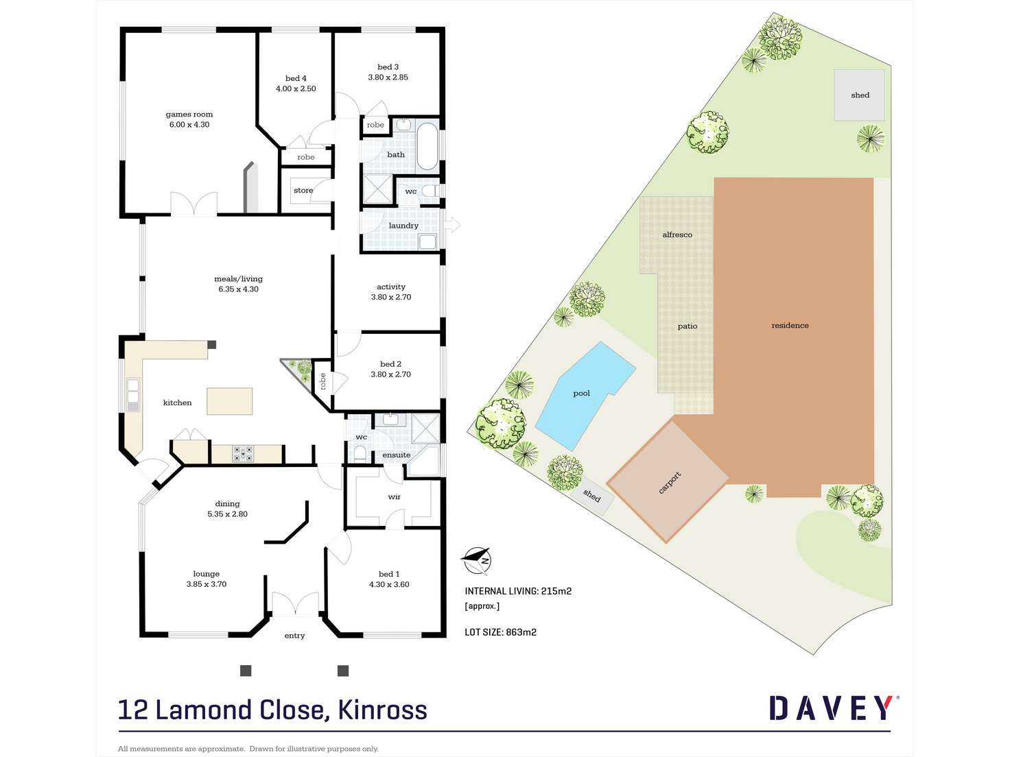 Floorplan of Homely house listing, 12 Lamond Close, Kinross WA 6028