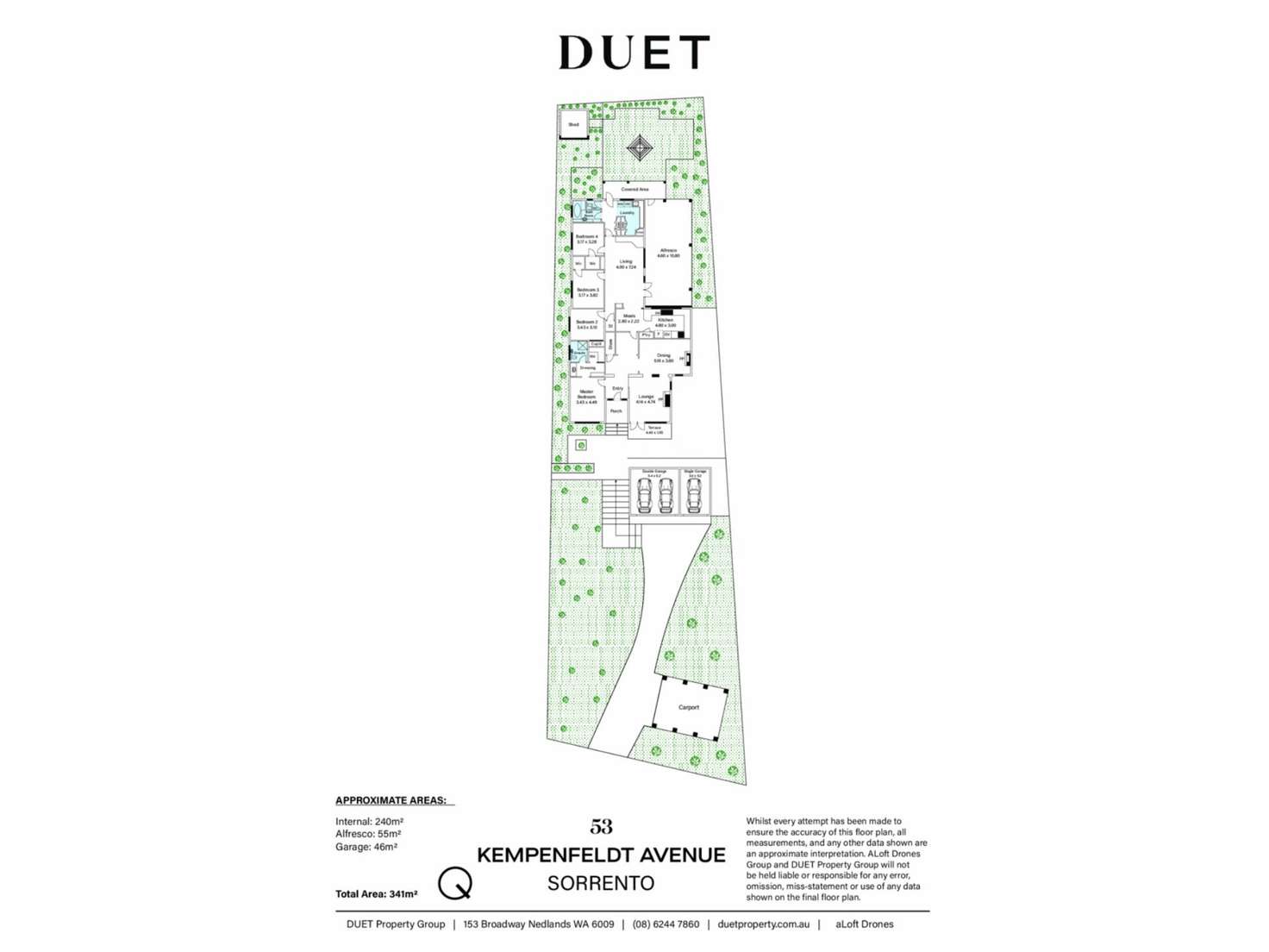 Floorplan of Homely house listing, 53 Kempenfeldt Avenue, Sorrento WA 6020