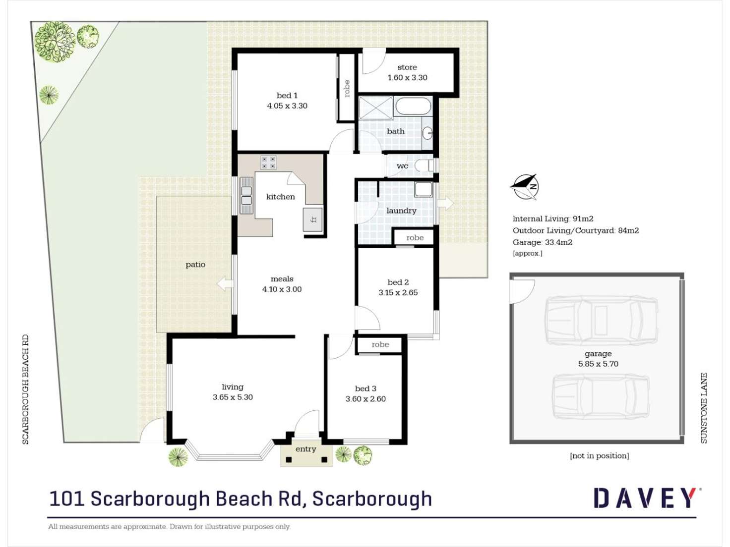 Floorplan of Homely house listing, 1/101 Scarborough Beach Road, Scarborough WA 6019