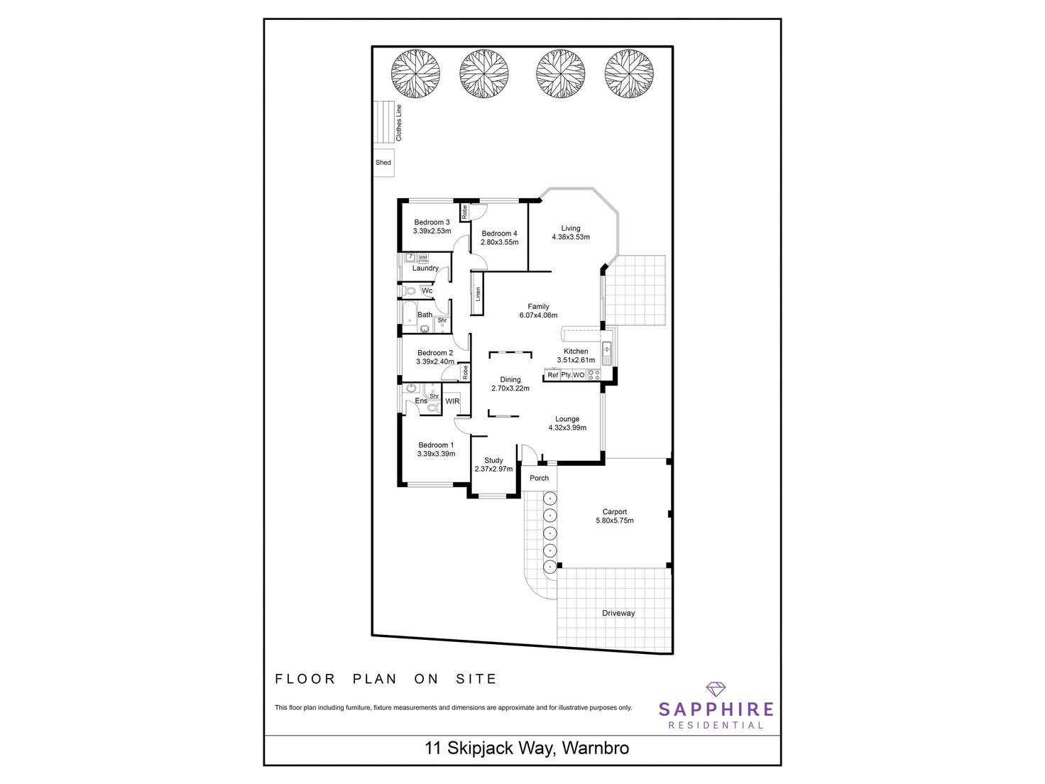 Floorplan of Homely house listing, 11 Skipjack Way, Warnbro WA 6169