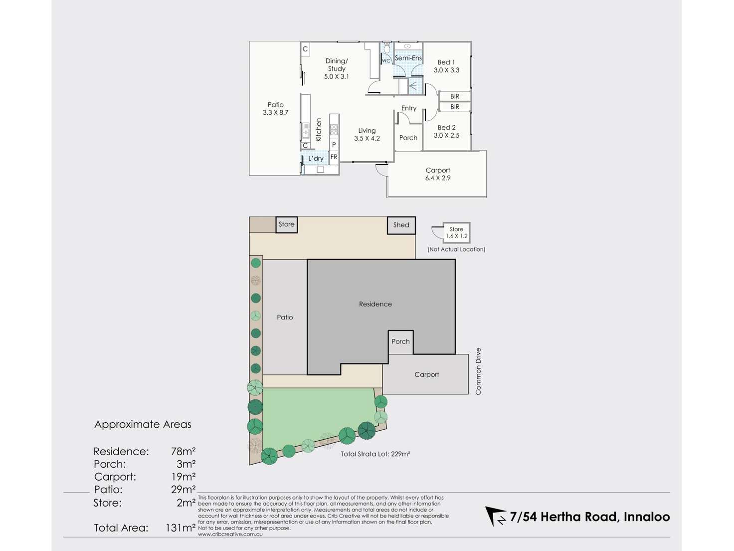 Floorplan of Homely villa listing, 7/54 Hertha Road, Innaloo WA 6018