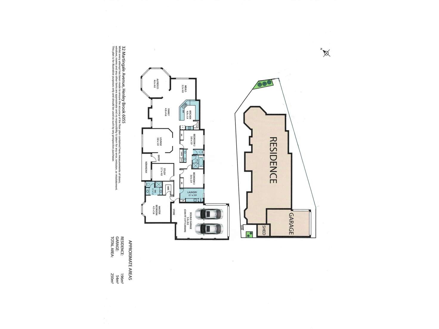 Floorplan of Homely house listing, 32 Martingale Avenue, Henley Brook WA 6055