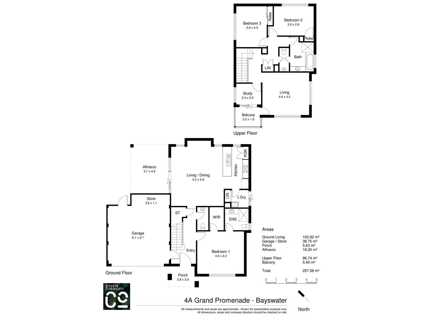 Floorplan of Homely house listing, 4A Grand Promenade, Bayswater WA 6053