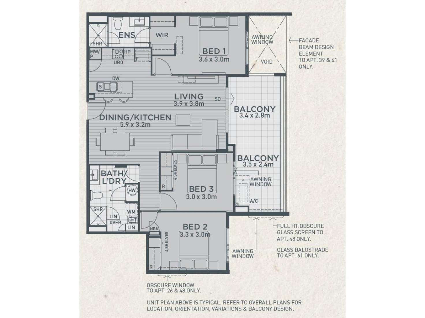 Floorplan of Homely apartment listing, 61/1 Kennedy Street, Maylands WA 6051