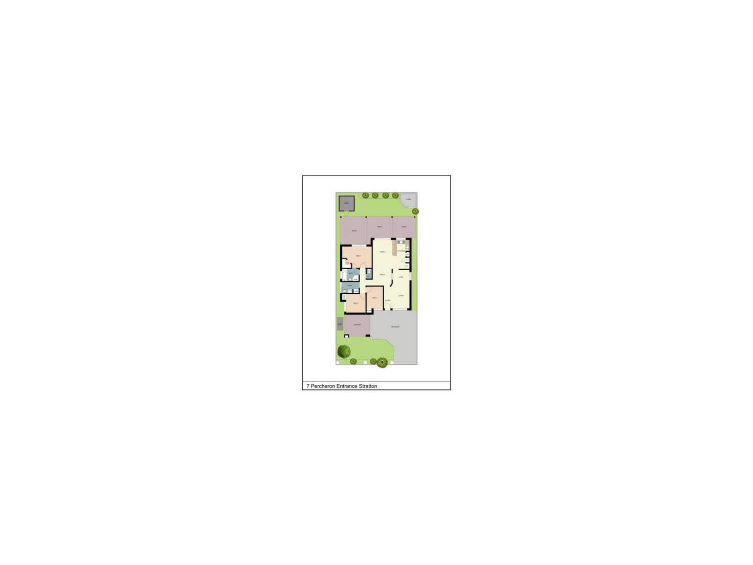 Floorplan of Homely house listing, 7 Percheron Entrance, Stratton WA 6056