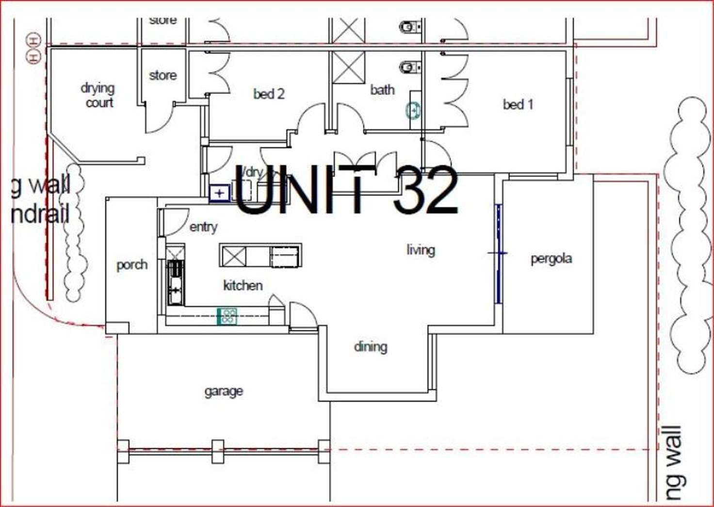 Floorplan of Homely retirement listing, 32/108 Fern Road, Wilson WA 6107