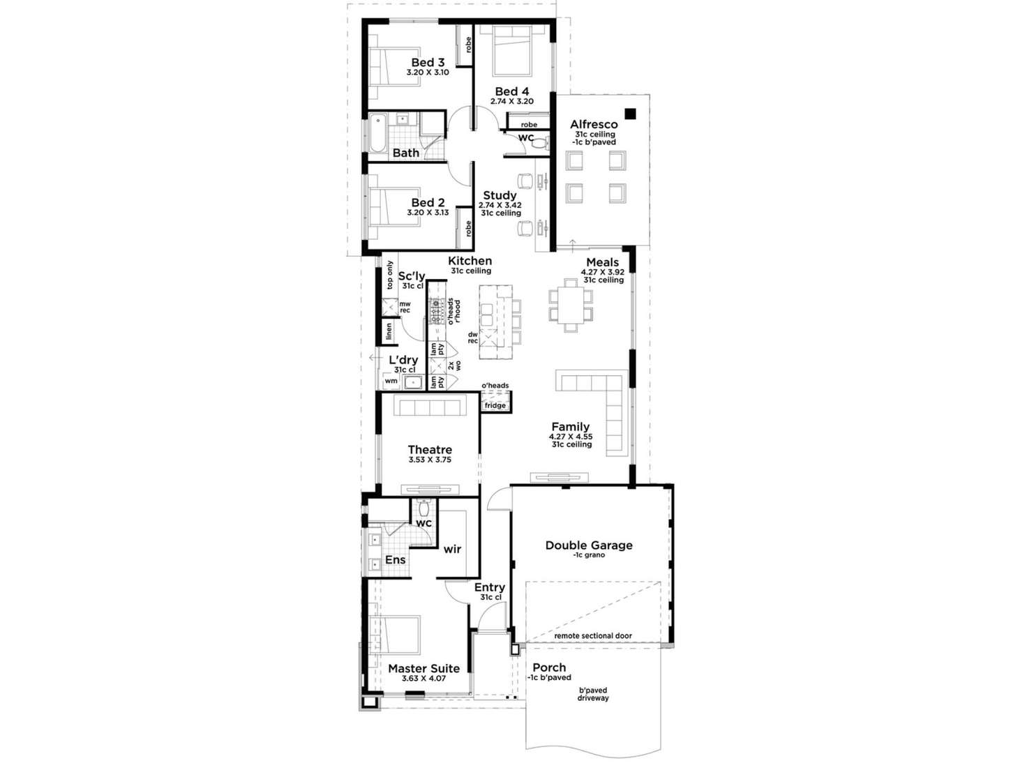 Floorplan of Homely house listing, 41 Asana Road, Southern River WA 6110