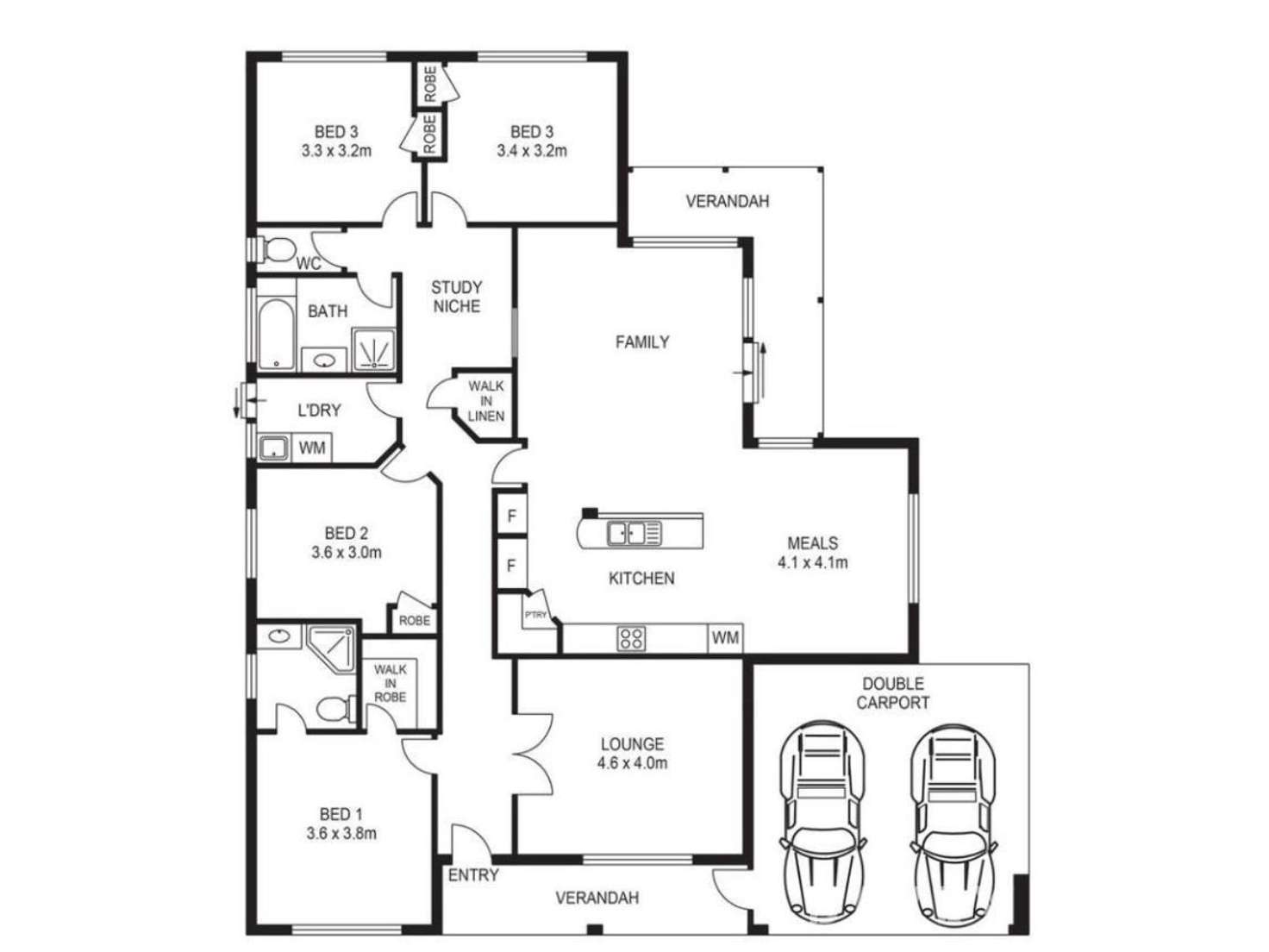 Floorplan of Homely house listing, 24 Norwood Loop, Tapping WA 6065