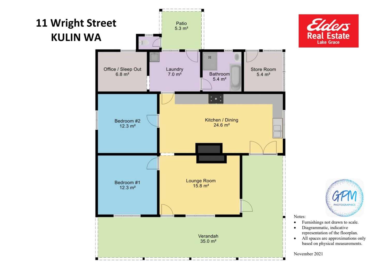 Floorplan of Homely house listing, 11 WRIGHT STREET, Kulin WA 6365