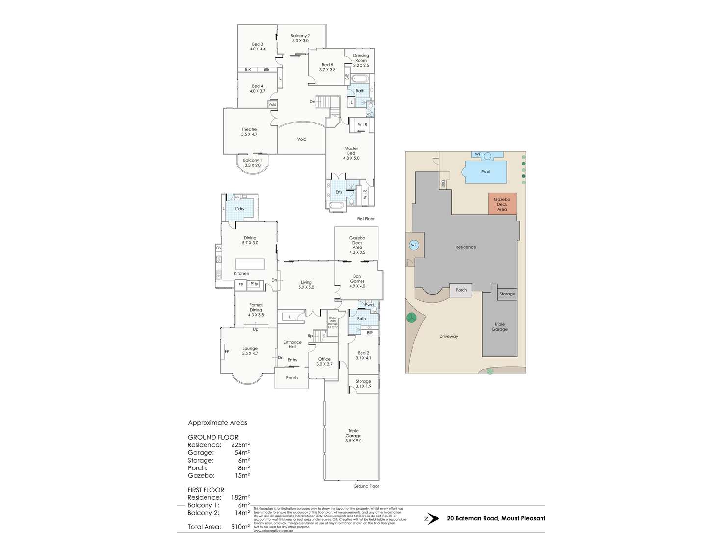 Floorplan of Homely house listing, 20 Bateman Road, Mount Pleasant WA 6153