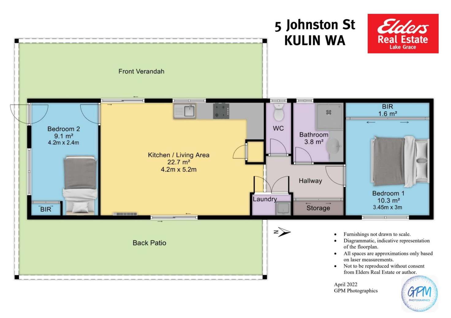 Floorplan of Homely house listing, 5 Johnston Street, Kulin WA 6365