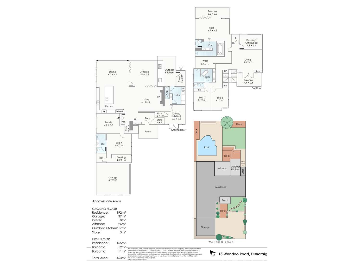 Floorplan of Homely house listing, 13 Wandoo Road, Duncraig WA 6023