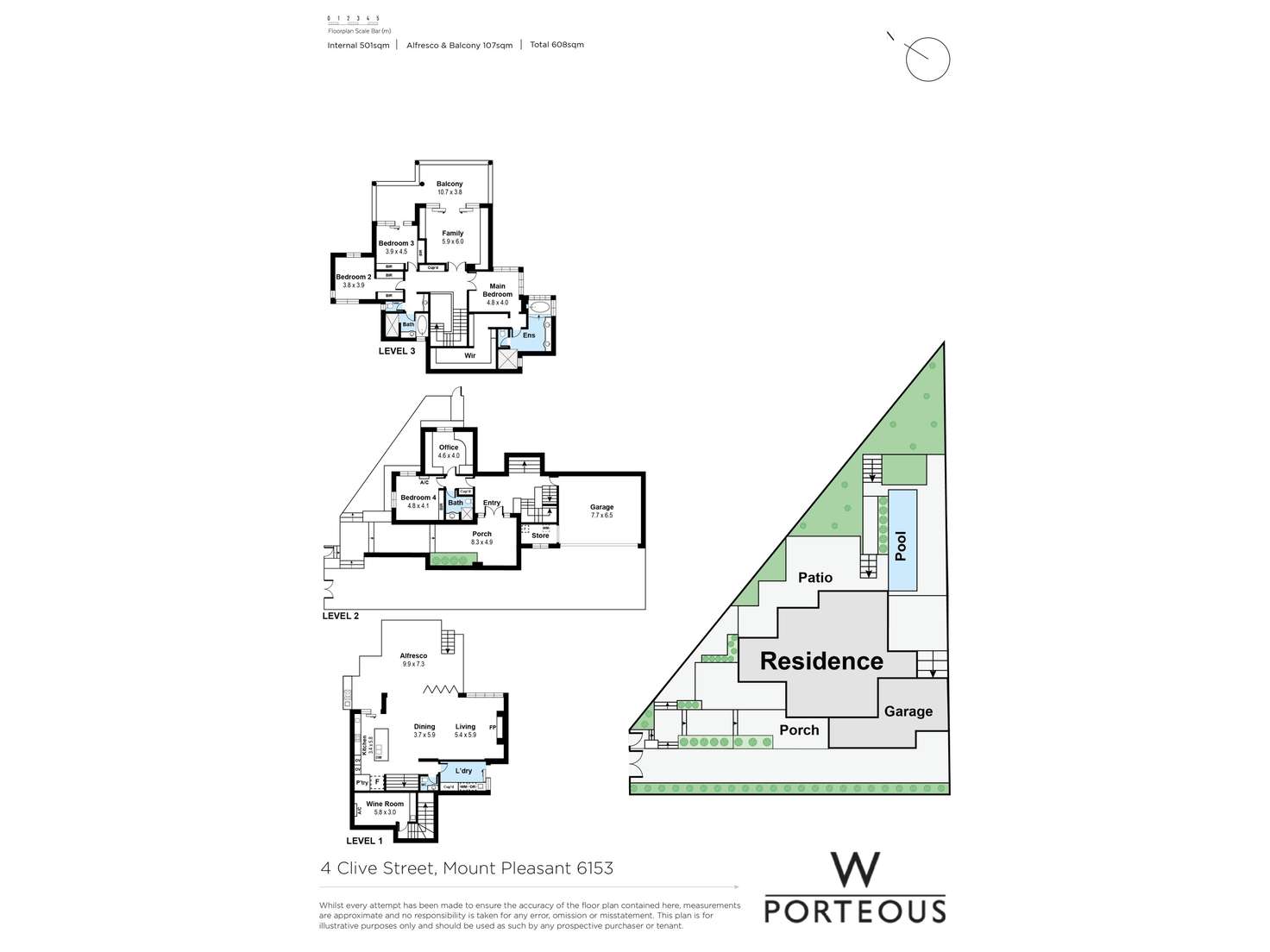 Floorplan of Homely house listing, 4 Clive Street, Mount Pleasant WA 6153