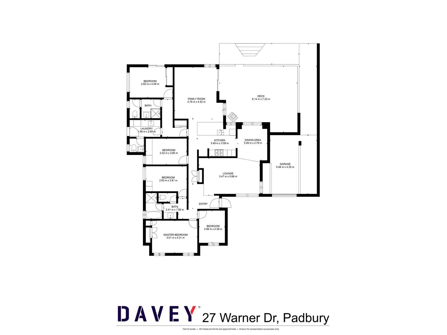 Floorplan of Homely house listing, 27 Warner Drive, Padbury WA 6025