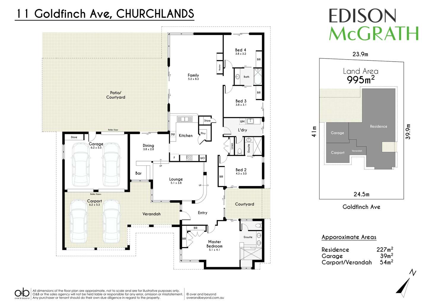 Floorplan of Homely house listing, 11 Goldfinch Avenue, Churchlands WA 6018