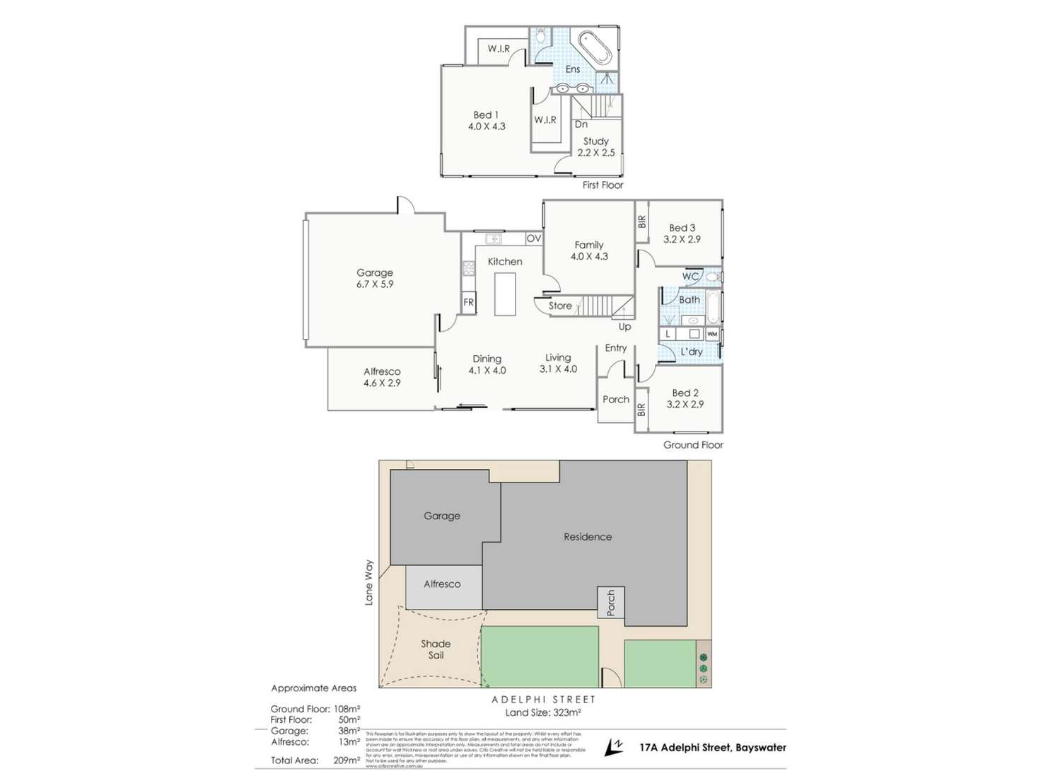 Floorplan of Homely house listing, 17A Adelphi Street, Bayswater WA 6053