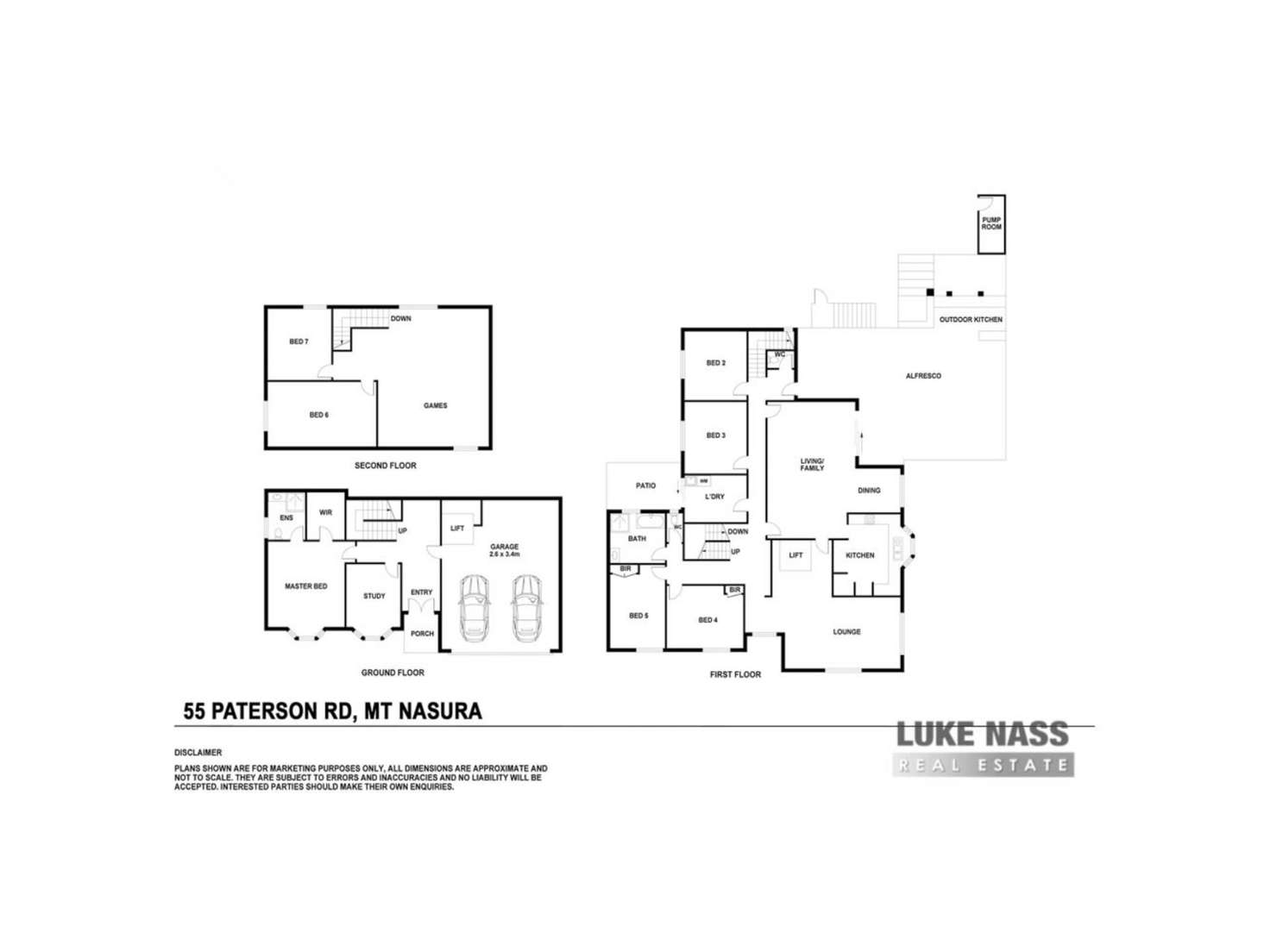 Floorplan of Homely house listing, 55 Paterson Road, Mount Nasura WA 6112