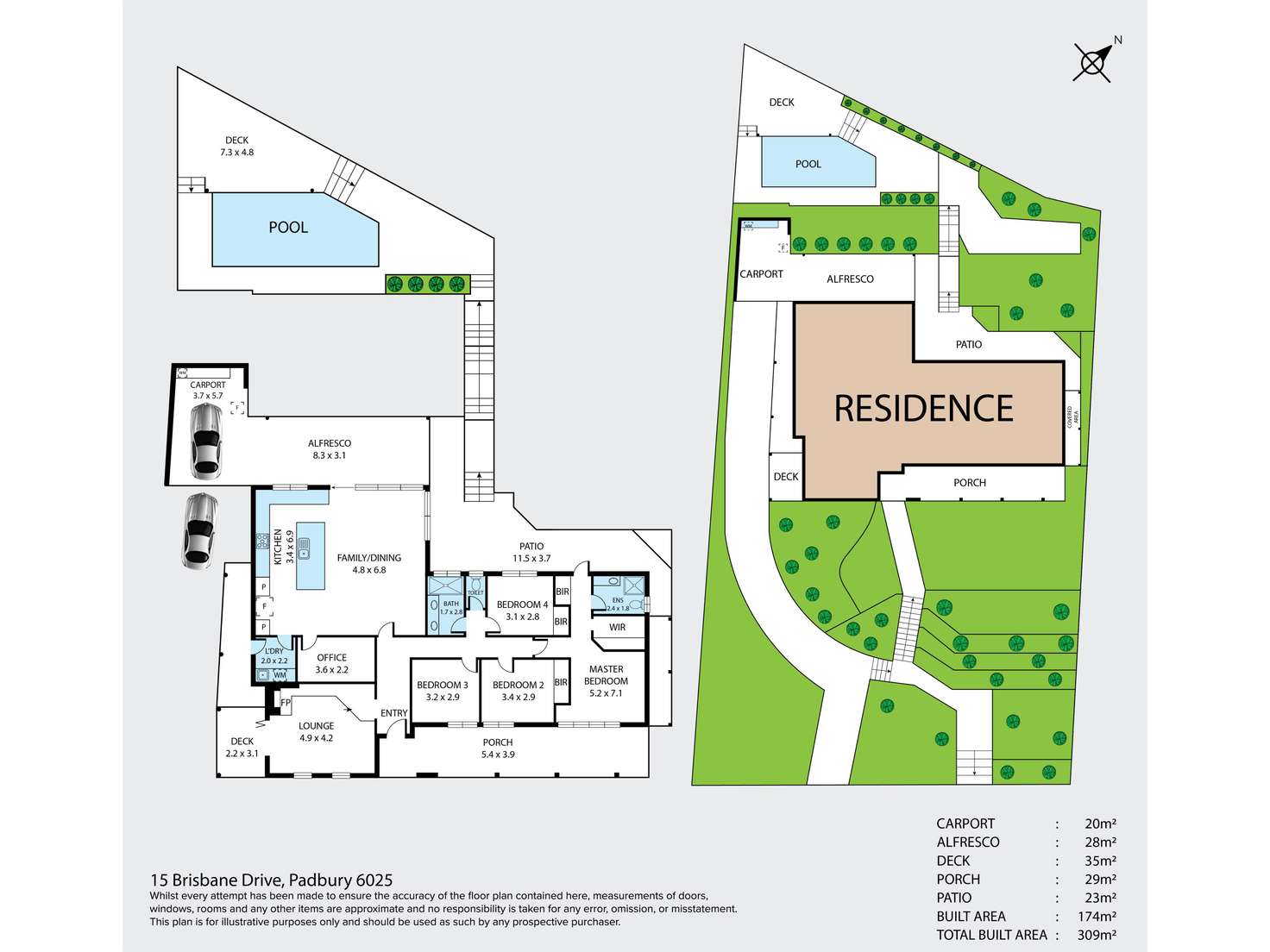 Floorplan of Homely house listing, 15 Brisbane Drive, Padbury WA 6025