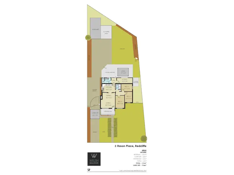 Floorplan of Homely house listing, 2 Rason Place, Redcliffe WA 6104