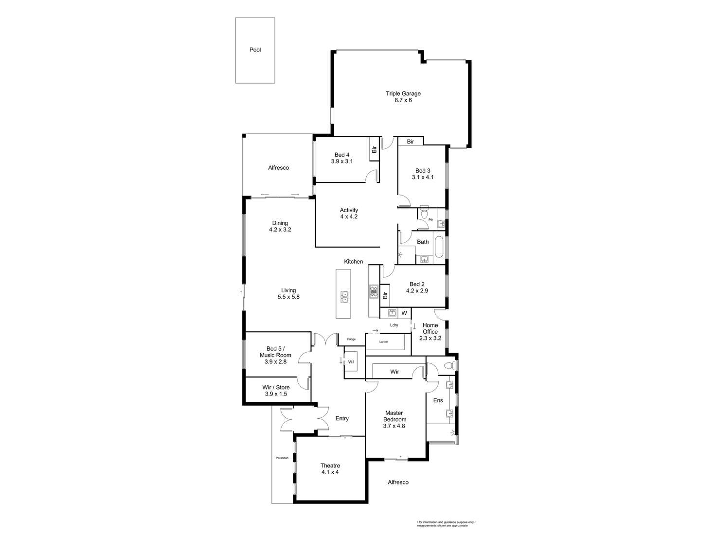 Floorplan of Homely house listing, 14 Billing Way, Caversham WA 6055