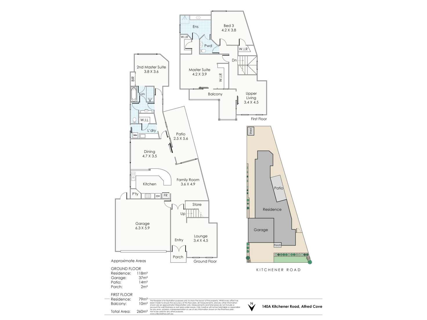 Floorplan of Homely house listing, 140A Kitchener Road, Alfred Cove WA 6154