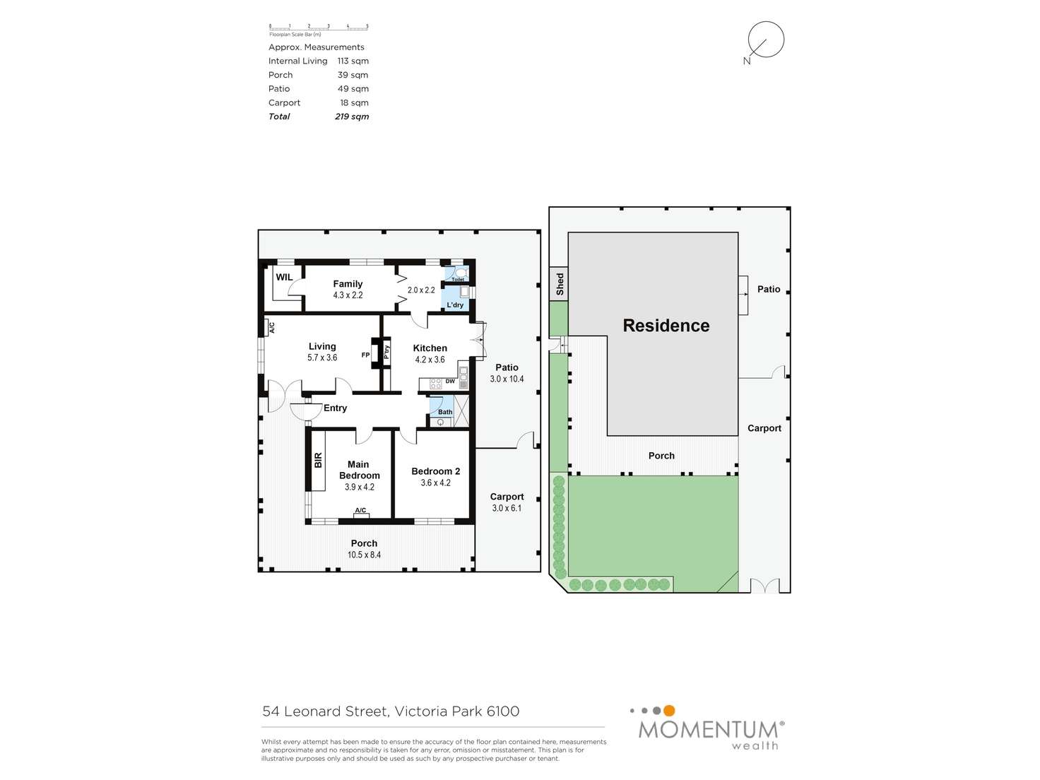 Floorplan of Homely house listing, 54 Leonard Street, Victoria Park WA 6100