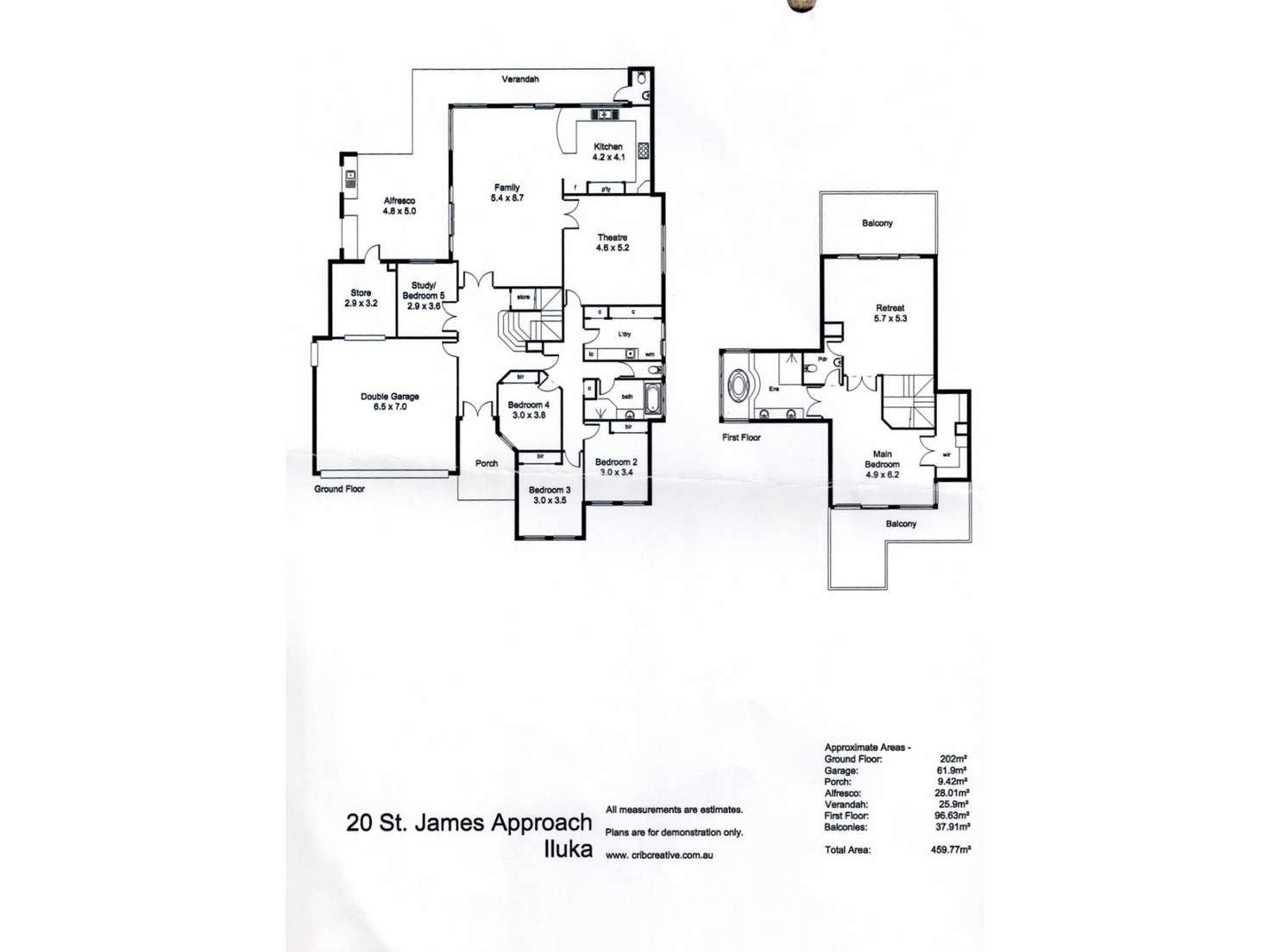 Floorplan of Homely house listing, 20 St James Approach, Iluka WA 6028