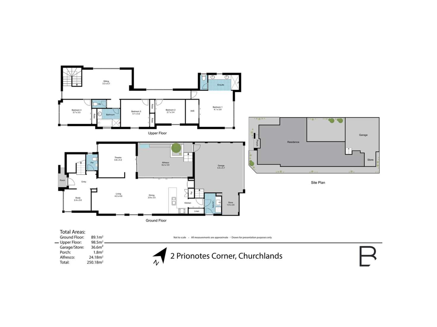 Floorplan of Homely house listing, 2 Prionotes Corner, Churchlands WA 6018
