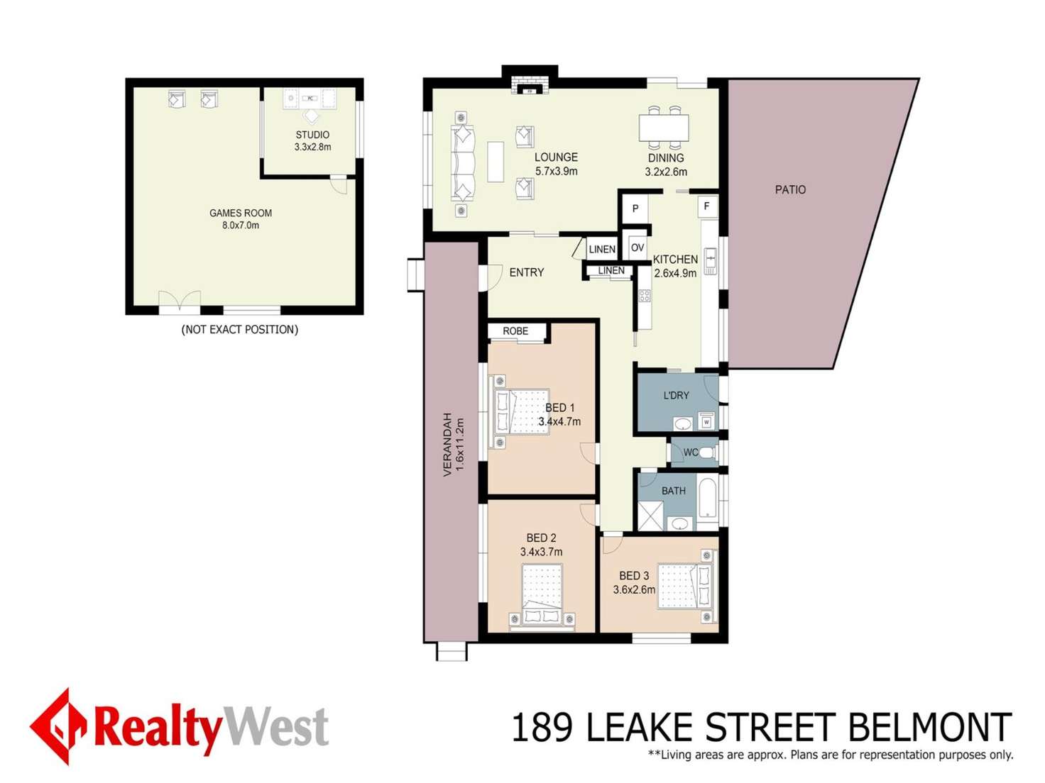 Floorplan of Homely house listing, 189 Leake Street, Belmont WA 6104