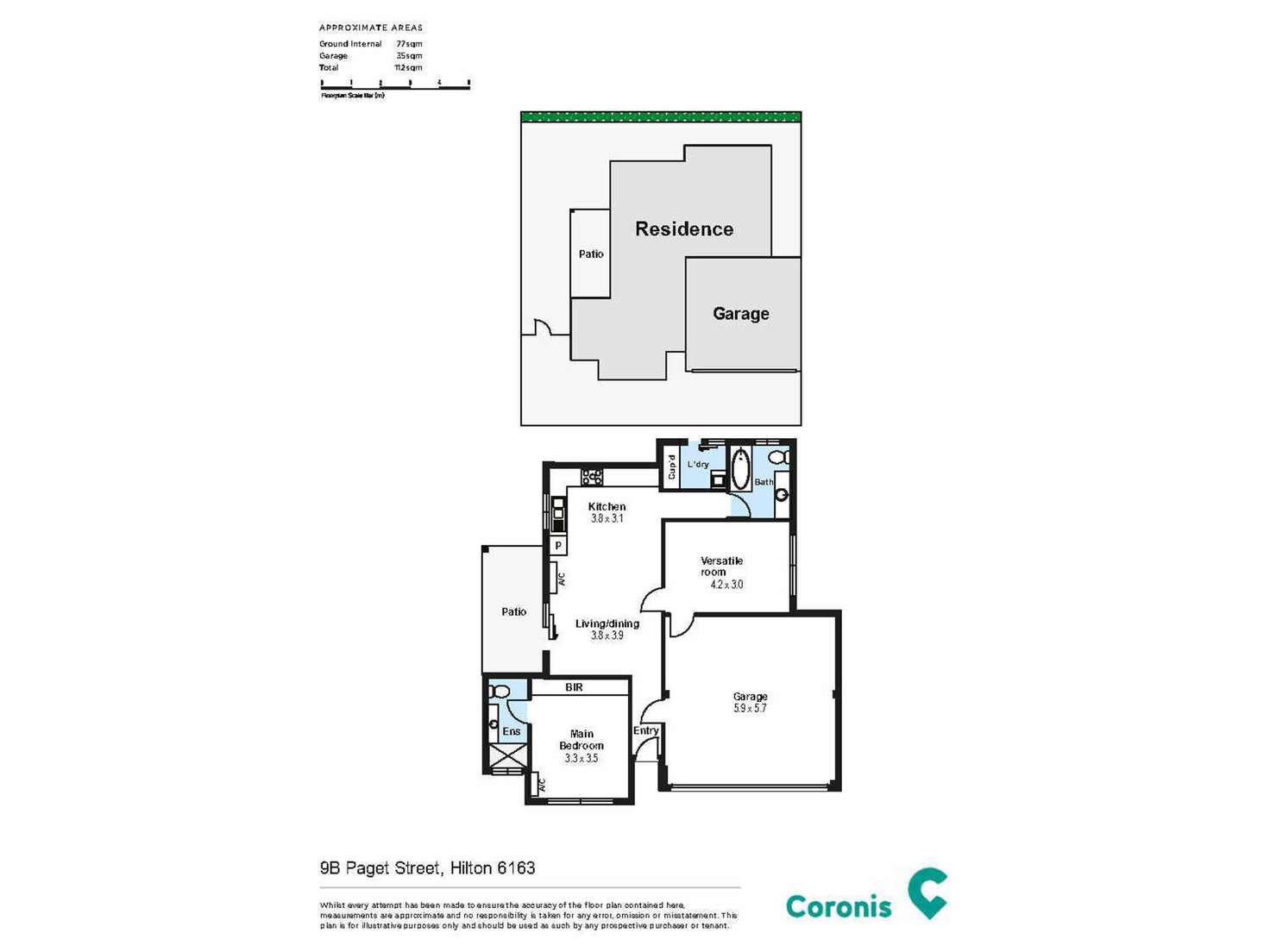 Floorplan of Homely house listing, 9b Paget Street, Hilton WA 6163