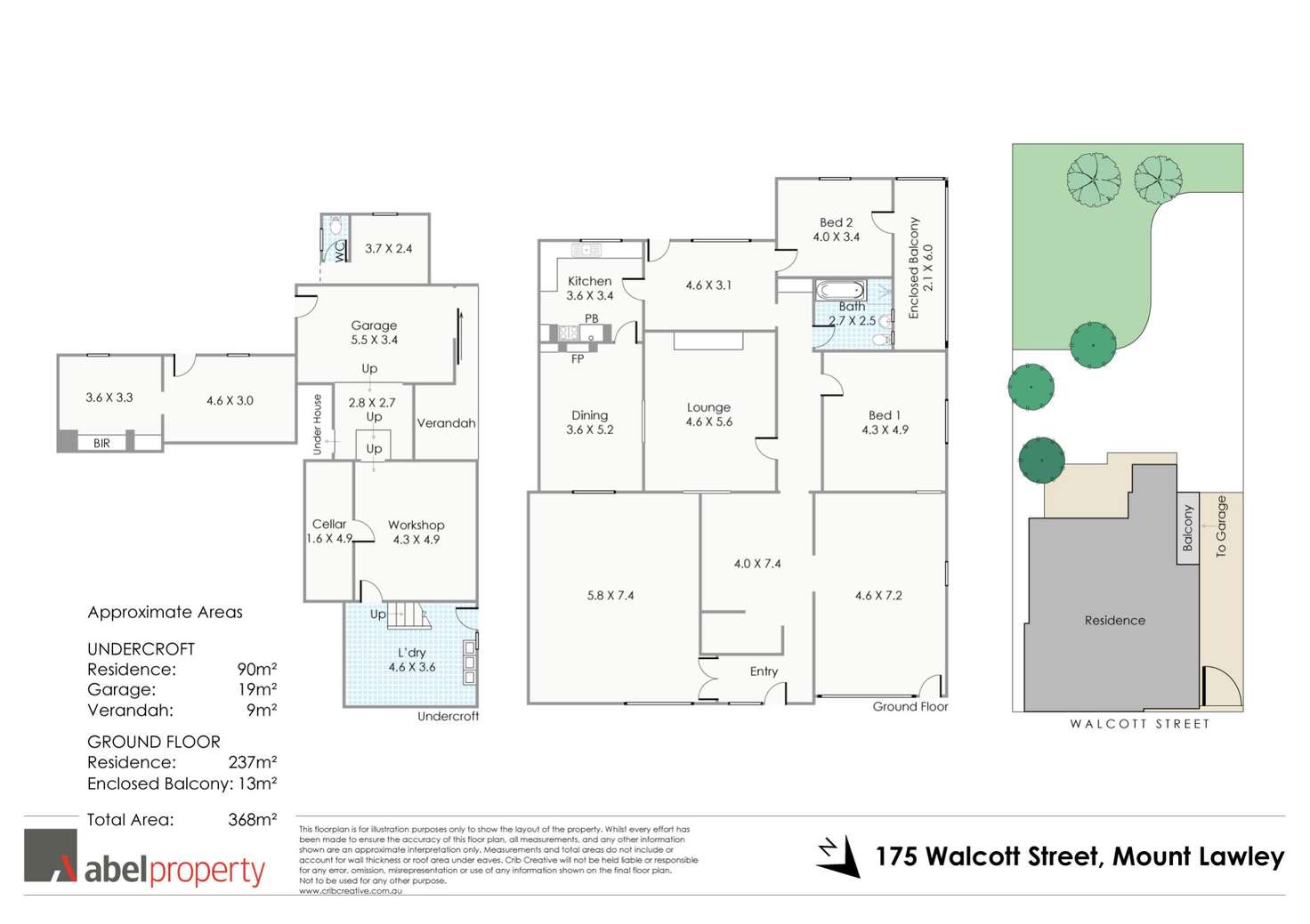 Floorplan of Homely house listing, 175 Walcott Street, Mount Lawley WA 6050