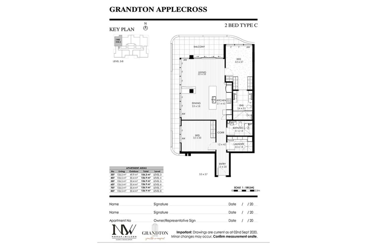 Floorplan of Homely apartment listing, 307/20-22 Kintail Road, Applecross WA 6153