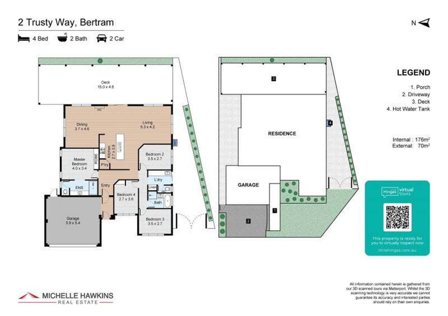 Floorplan of Homely house listing, 2 Trusty Way, Bertram WA 6167