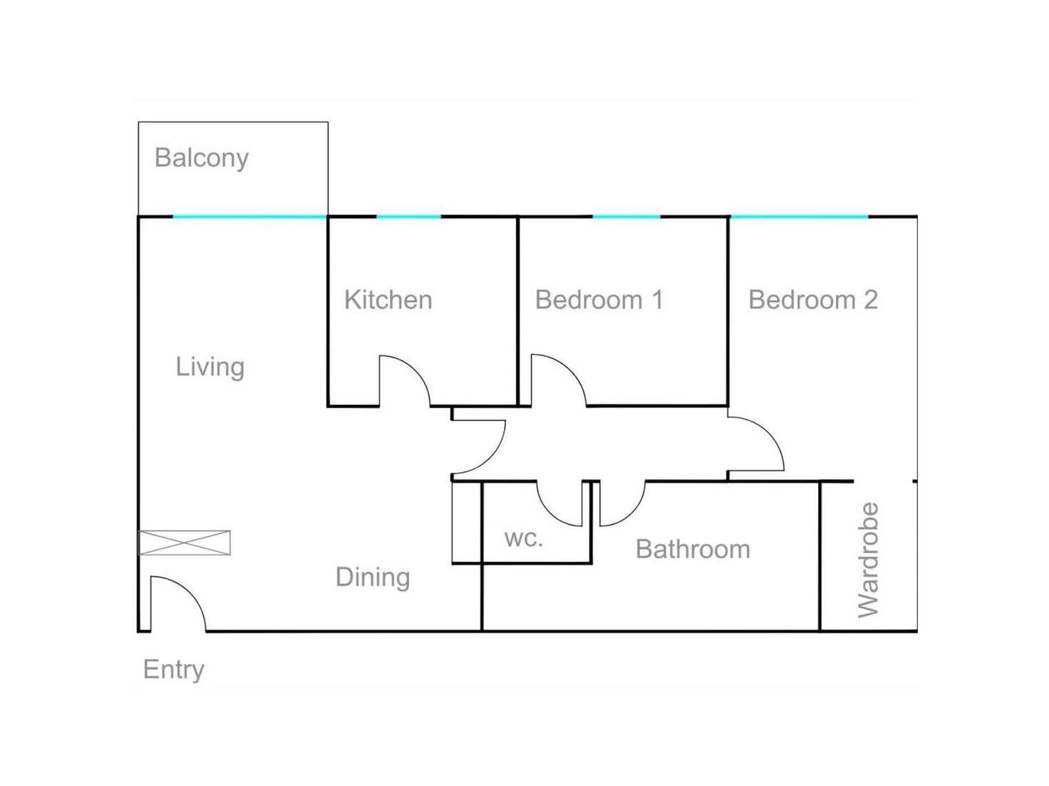 Floorplan of Homely unit listing, 50/40 Pollard Street, Glendalough WA 6016