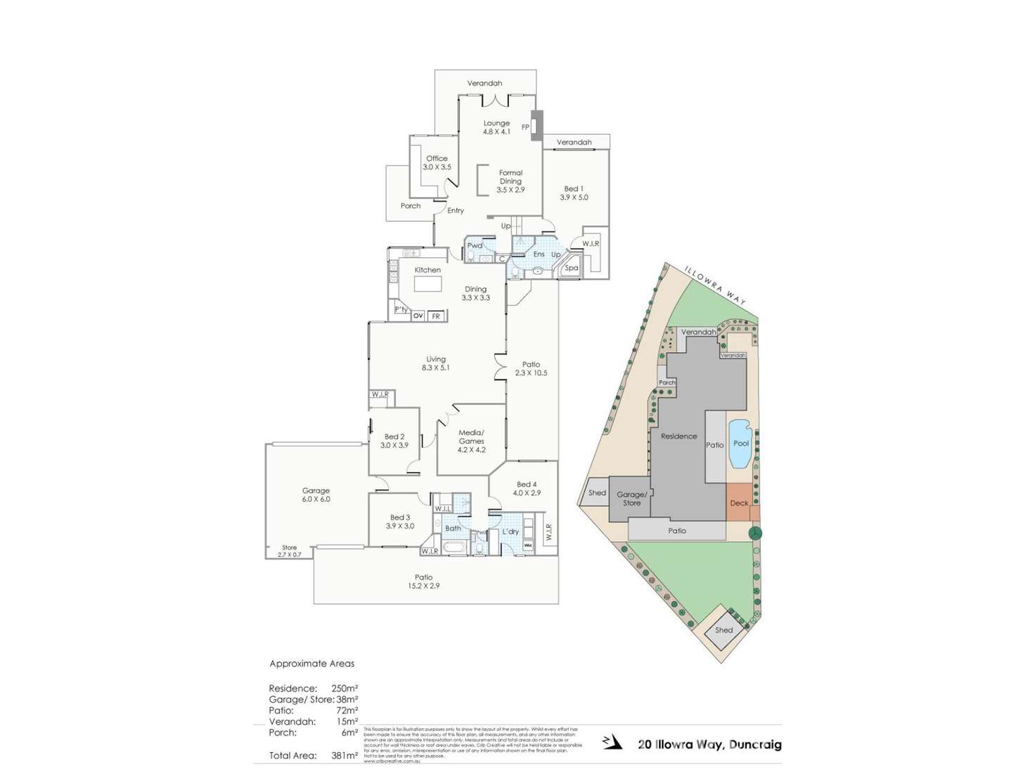 Floorplan of Homely house listing, 20 Illowra Way, Duncraig WA 6023