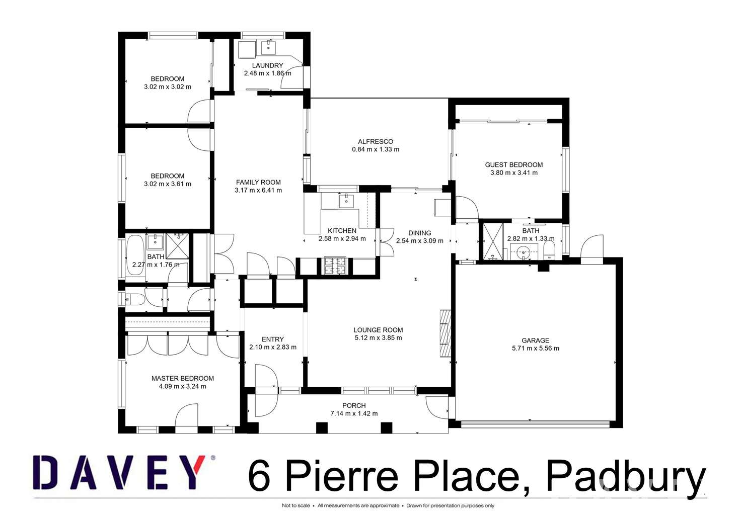 Floorplan of Homely house listing, 6 Pierre Place, Padbury WA 6025