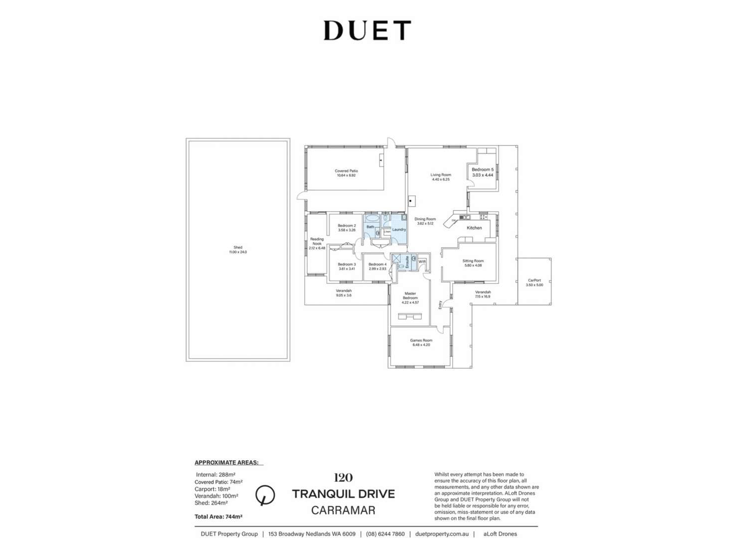 Floorplan of Homely house listing, 120 Tranquil Drive, Carramar WA 6031