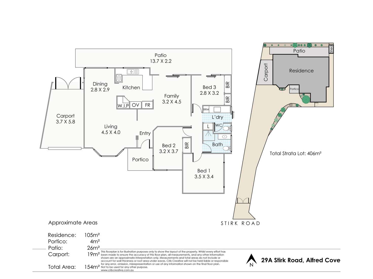 Floorplan of Homely house listing, 29A Stirk Road, Alfred Cove WA 6154